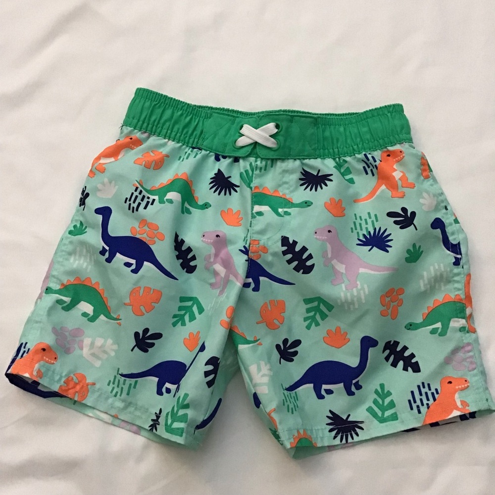 Cat & Jack Dinosaur Swim Trunks